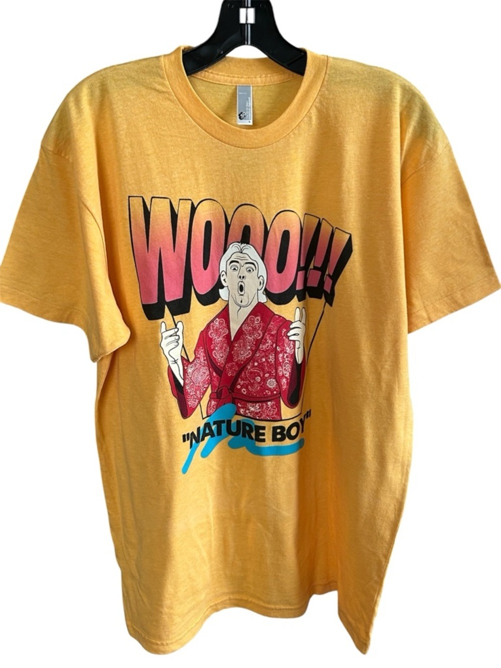 Barstool Sports Ric Flair Wooo Nature Boy Wrestling Graphic Tee Large